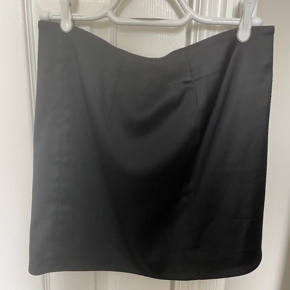 & Other Stories Fitted Satin Mini Skirt in Black Size EU 38/ USA 6 - Picture 5 of 9